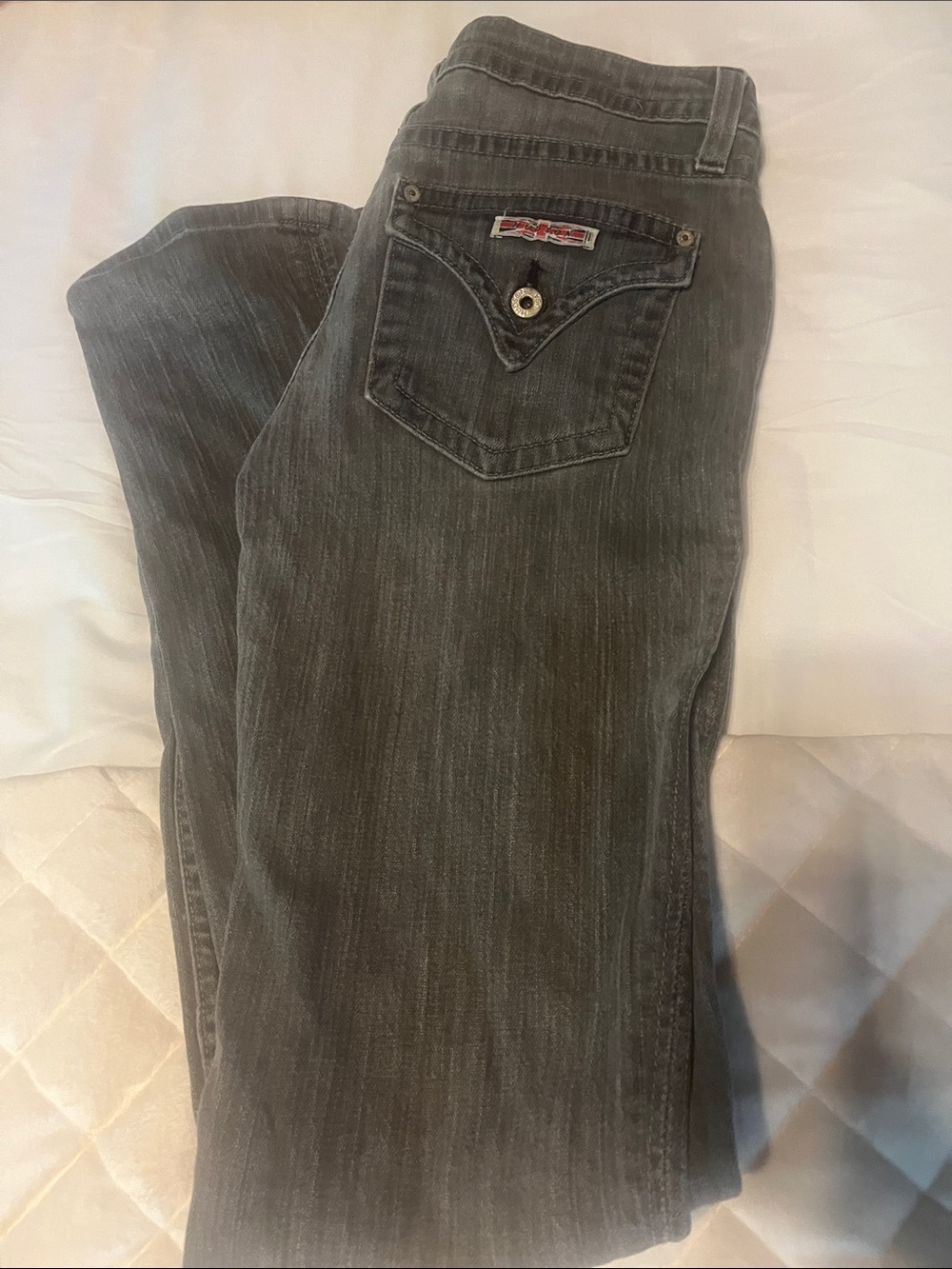 Hudson Women's Gray baby Boot-Cut Jeans